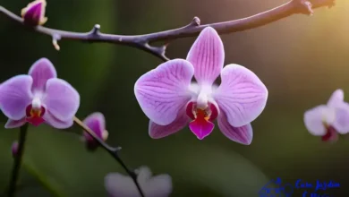 orquídeas que florescem no inverno