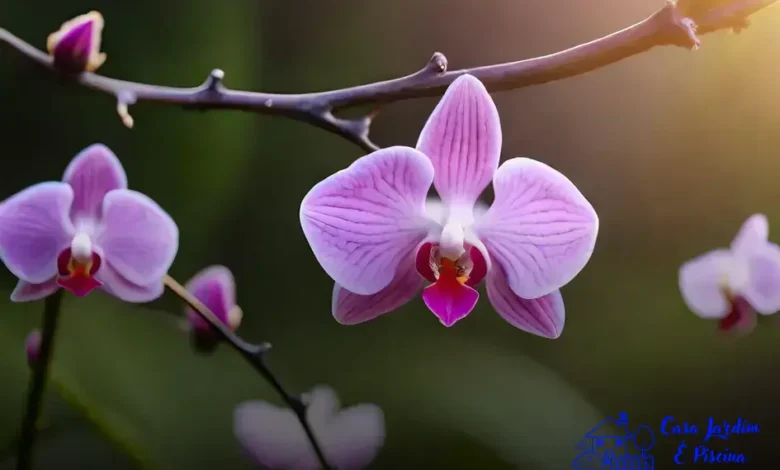 orquídeas que florescem no inverno
